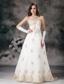 Affordable A-line Sweetheart Court Train Lace Beading Wedding Dress