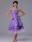Lavender A-line Strapless Prom Cocktail Dress With Tea-length In Bridgeport Connecticut