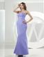 Mermaid Sweetheart Lilac Satin Ankle-length 2013 Prom Dress