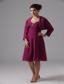 Sweetheart Burgundy Prom Dress Chiffon In Capitola California With Knee-length