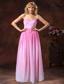 Ombre Color Chiffon Sweetheart Prom Dress