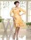 Yellow Mother Of The Bride Dress With Custom Made Sweetheart