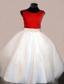 Discount Scoop Floor-length Satin A-line White Taffeta Beading Little Girl Pageant Dresses