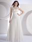 Beading Decorate Bodice Strapless Pleat 2013 Prom Dress Floor-length