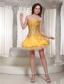 The Brand New Sweetheart Gold Beaded Drocrate Prom Dress 2013