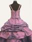 Cheap A-line Beading Pick-ups Straps Floor-length Little Girl Pageant Dress