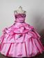 Discount Ball Gown Little Girl Pageant Dresses Spaghetti Straps Floor-Length Appliques