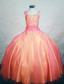 Multi-color Ball Gown Straps Beading Little Girl Pageant Dresses Custom Made
