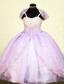 Beading Straps Floor-Length Lilac Ball Gown Brand New Little Girl Pageant Dresses