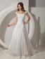 Popular A-Line / Princess Straps Chapel TrainTaffeta Beading Wedding Dress