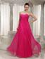 2013 Vintage Homecoming Dress With Strapless Hot Pink Beading