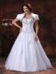 A-line White Sqweetheart Embroidery Decorate Prom Dress In Prescott Arizona