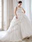 Low Price Princess Straps Court Train Taffeta Beading and Appliques Wedding Dress