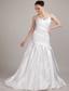 Romantic A-line / Princess Sweetheart Brush Taffeta Wedding Dress