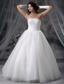 Hiawatha Iowa Beaded Decorate Bodice Tulle Ball Gown Wedding Dress For 2013