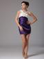 Wholesale Sheath V-neck Sweet Prom Homecoming Dress With Hand Made Flower In Idaho