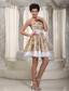 Colorful A-line / Pricess Sweetheart Mini-length Special Fabric Sash Prom / Homecoming Dress