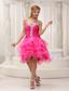 Lovely 2013 Prom / Cocktail Dress For Formal Evening Beaded Decorate Sweetheart Neckline Ruched Bodice