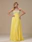 Yellow and Beaded Decorate Bust For 2013 Prom Dress With Pleat Sweetheart In St.Paul