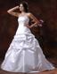 Litchfield Park Arizona Custom Made Strapless White A-line Wedding Dress