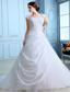 Best A-line Square Court Train Tulle Appliques Wedding Dress