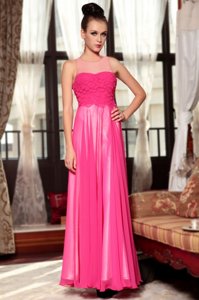 Hot Selling Scoop Sleeveless Zipper Ankle Length Ruching Homecoming Dress Online