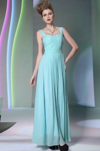 Best Selling Sleeveless Zipper Floor Length Beading Dress for Prom