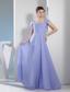 Ruching Empire Square long Prom Dress with Cap Sleeves