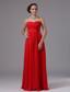Red Sweetheart and Ruched In Arizona For Prom Dress Chiffon Floor-length