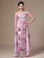 Print Beading Column Floor-length Sweetheart 2013 Prom Dress