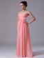 Watermelon Sweetheart Floor-length 2013 Prom Dress Ruched In Ann Arbor Michigan