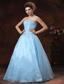 Baby Blue Appliques Bodice and Sweetheart In Carson City For Prom Dress