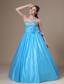 Greenville Beading and Bowknot Decorate Bodice A-line Tulle and Taffeta Prom / Evening Dress For 2013