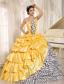 Popular Multi-color Pick-ups Strapless 2013 Quinceanera Dress In Santiago del Estero