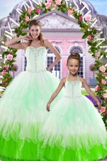 Cute Sleeveless Beading Lace Up 15 Quinceanera Dress