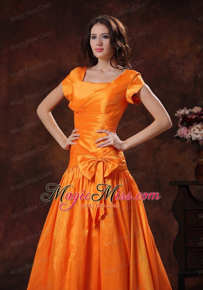 wholesale wear a 2013 new style hot orange square mother of the bride dress gulf shores alabama