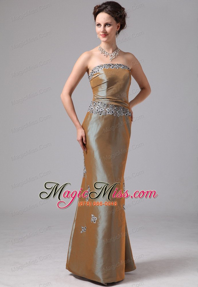 wholesale olive green appliques mermaid mother of the bride dress with jacket for custom made in