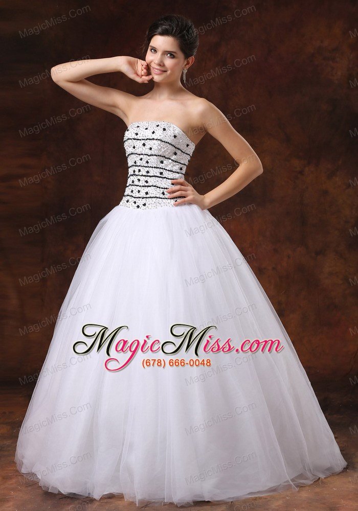 wholesale ball gown beaded bodice for wedding dress tulle floor-length