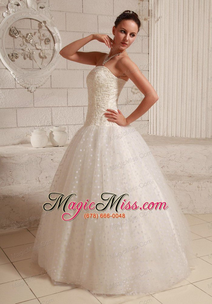 wholesale strapless appliques ball gown special tulle and taffeta wedding dress floor-length