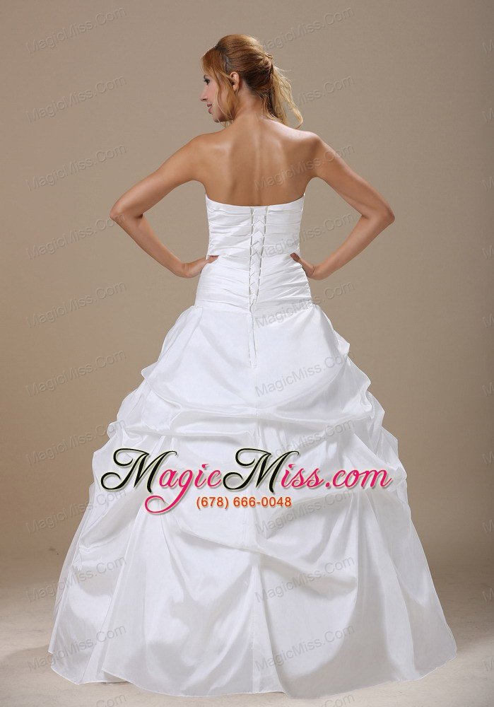 wholesale appliques decorate sweetheart neckline hand made flower ball gown floor-length for 2013 wedding dress