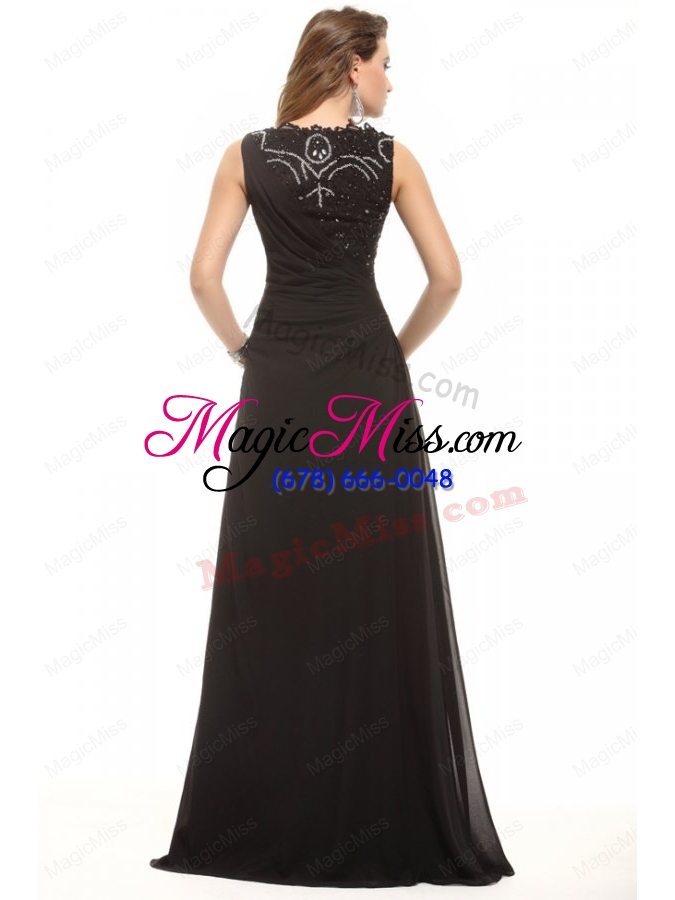 wholesale column bateau lace beading and ruching mother of the bride dresses