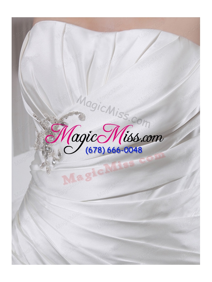 wholesale 2014 fashinable princess ball gown sweetheart paillette pick-ups wedding dress