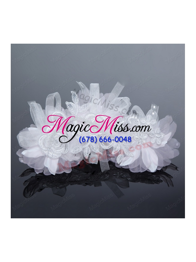 wholesale white tulle 2015 summer fascinators with beading