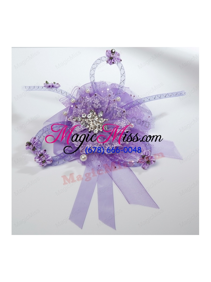 wholesale 2015 new arrival fascinators with beading imitation pearls and rhinestone