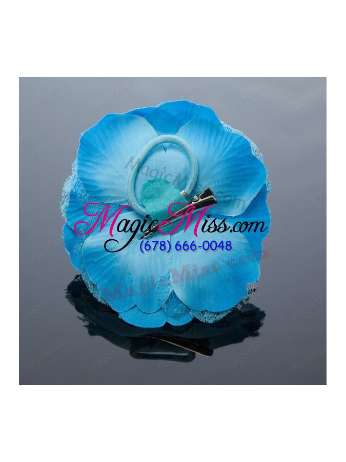 wholesale 2015 beautiful blue lace fascinators for wedding