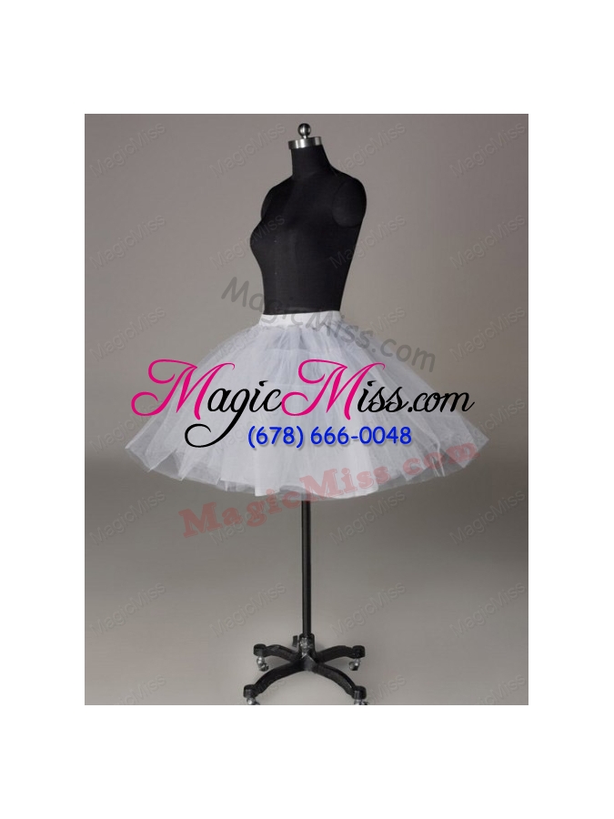 wholesale mini-length organza custom made petticoat