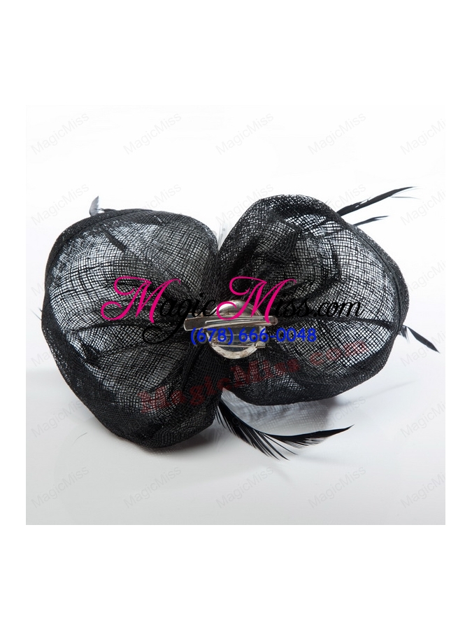 wholesale 2015 feather tulle red hair ornament for women