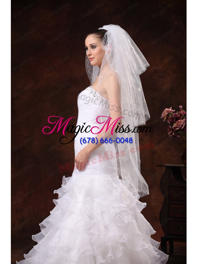 wholesale royal discount 2 layers tulle bridal veils