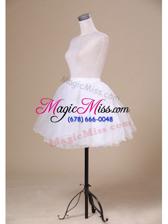 wholesale 2013 new arrival white mini length petticoat