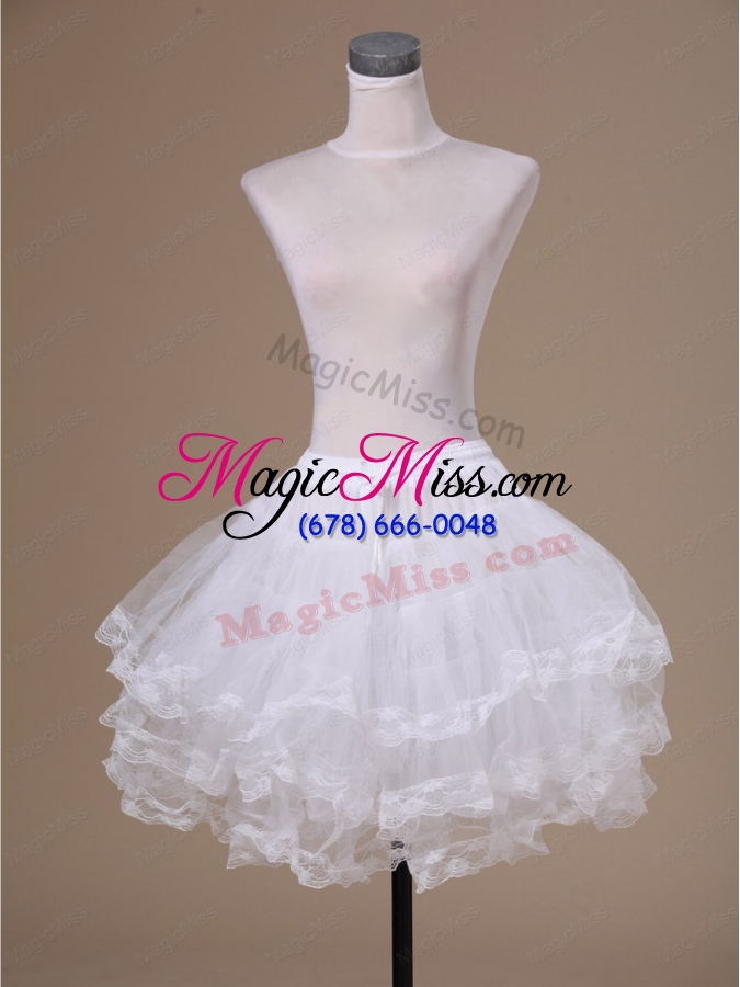 wholesale ball gown tulle mini length unique wedding petticoat